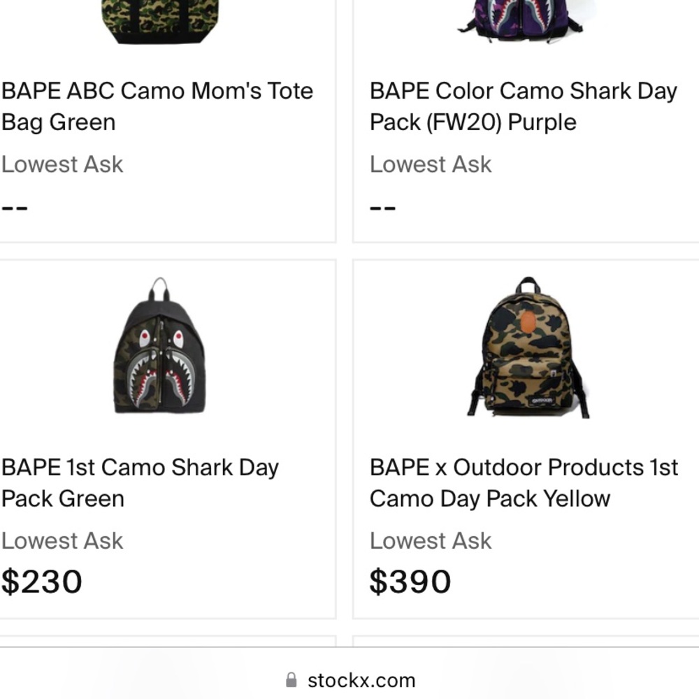 Bape backpack (camo) - Picture 4 of 4